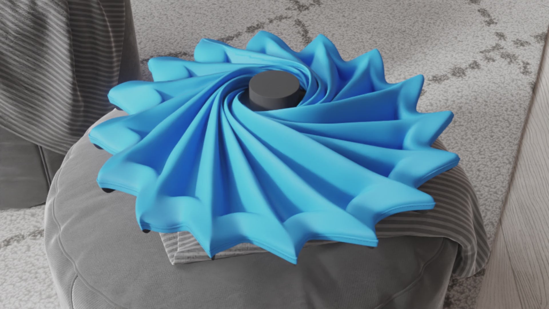 Ladda video: Solpuck är en designprodukt utvecklad i Umeå, inspirerad av skandinavisk arkitektur. Vår lösning kombinerar solskydd, visuell integritet och estetiskt ljusspel för kontor och hem.